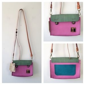 Rubbertree Little T-Party Leather Crossbody Bag